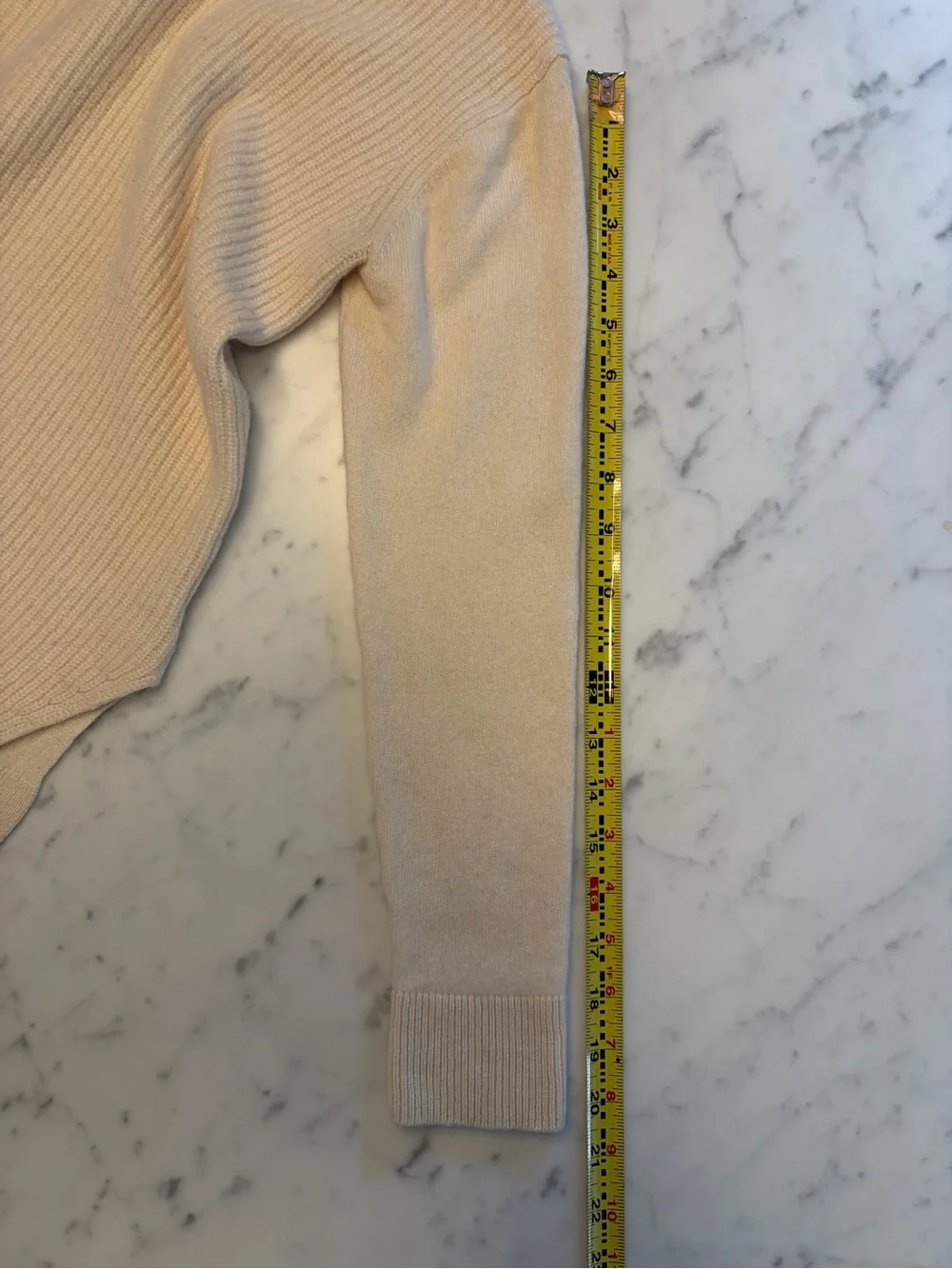 Michael Kors %100 Cashmere Crewneck Ribbed Sweater